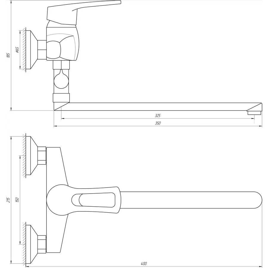 Смеситель для ванны DOMINO SIRIUS DSV-108