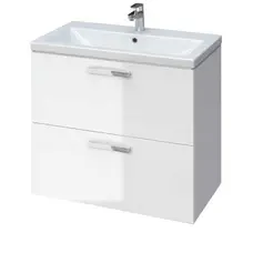 Шкафчик с умывальником Cersanit COMO 80 белый CET 565