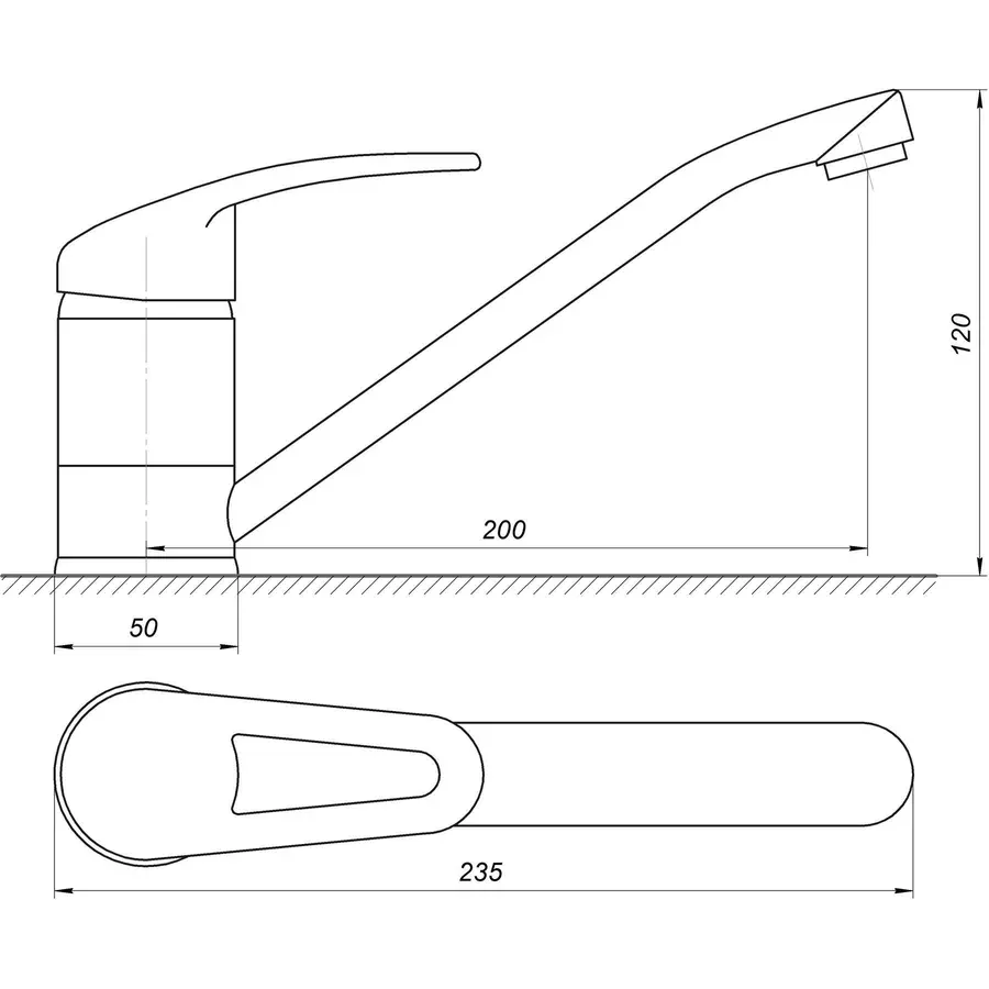 Смеситель для кухни Globus Lux Caprice GLCA-0203