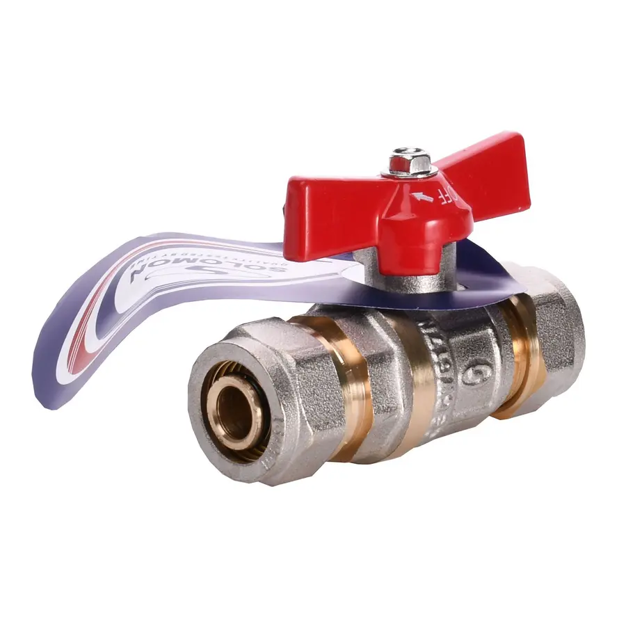 Кран кульовий для металопластика SOLOMON 16х16 B1182