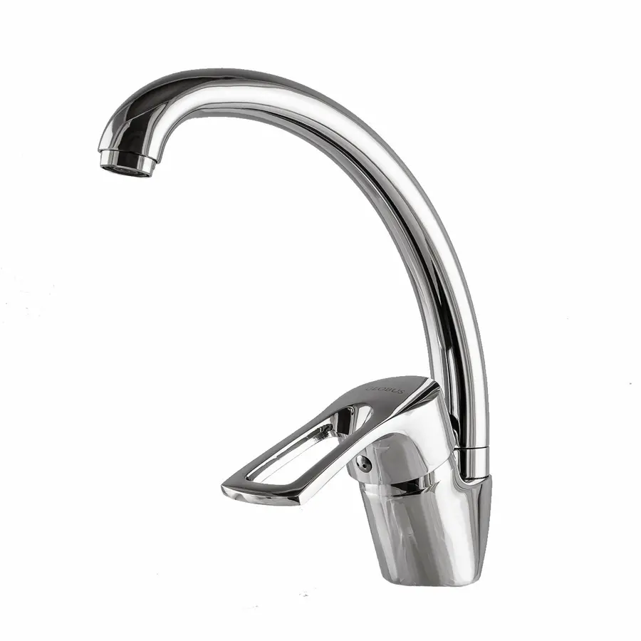 Кухонный смеситель стальной Globus Lux SEVA GLSV-0203S