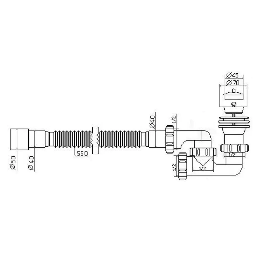 Сифон Waterstal А-82589