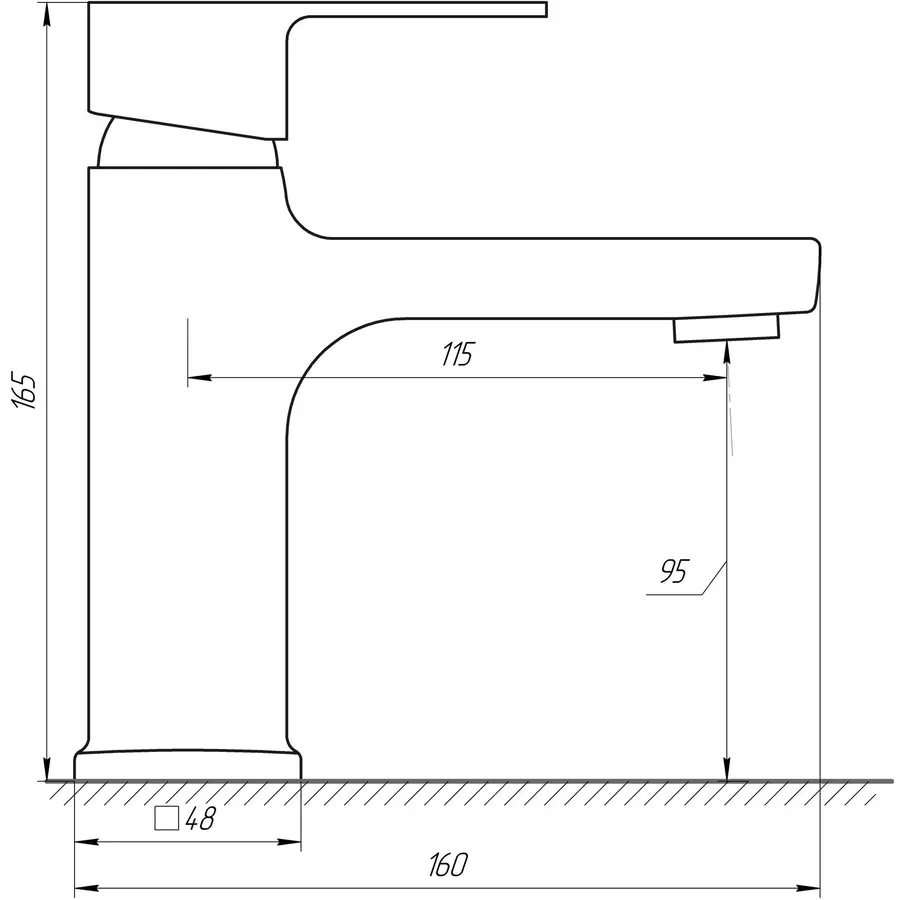 Смеситель для умывальника DOMINO MALIBU DMM-101