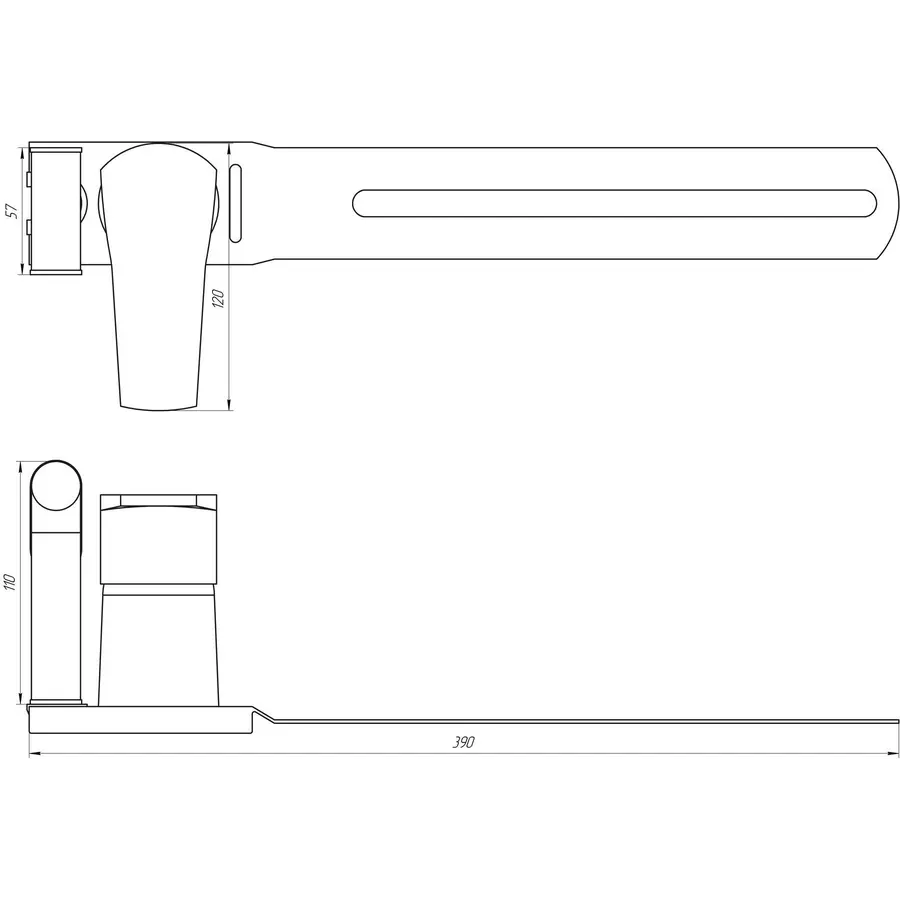 Змішувач для біде Globus Lux QUEENSLAND GLQU-0206