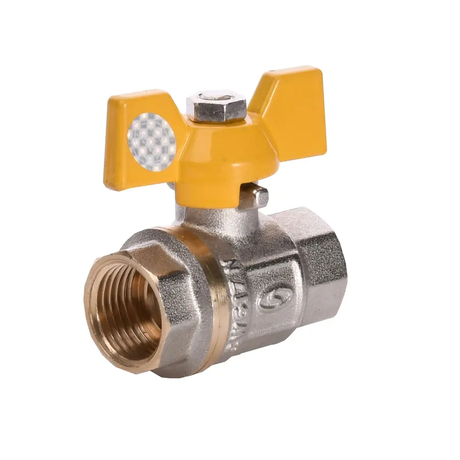 Кран кульовий прямий SOLOMON 1/2″ ВВ ЖБ PN40 B1007