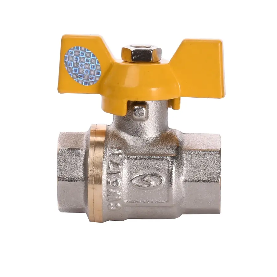 Кран кульовий прямий SOLOMON 1/2″ ВВ ЖБ PN40 B1007