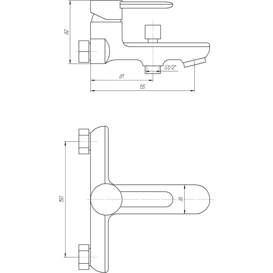 Смеситель для ванны TOPAZ CORSICA TC 16101-H48