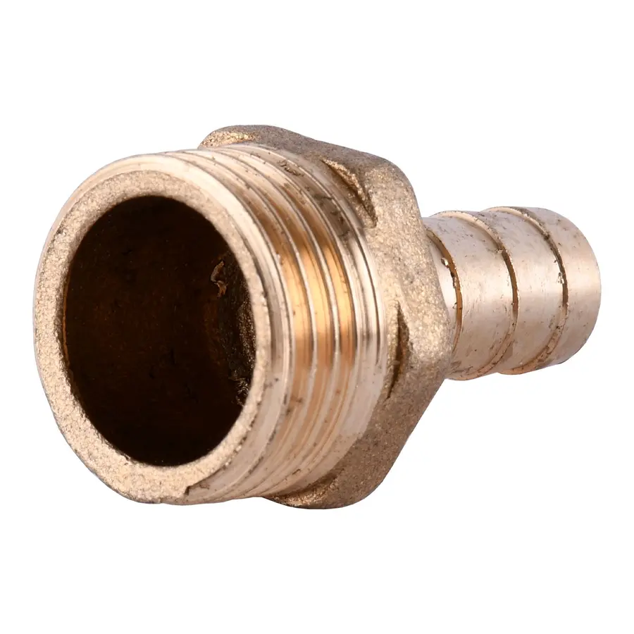 Штуцер латунний 1/2″ЗР х 10мм ливарний 1603Б