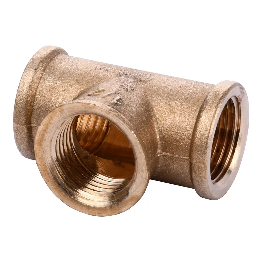 Тройник латунь 1/2 Середина-Середина-Внутренняя А0242А