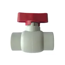 Кран шаровой (мини) Kalde PPR ф32 красный 20925