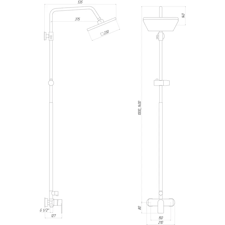 Душова система Globus Lux NIAGARA GLN-0005
