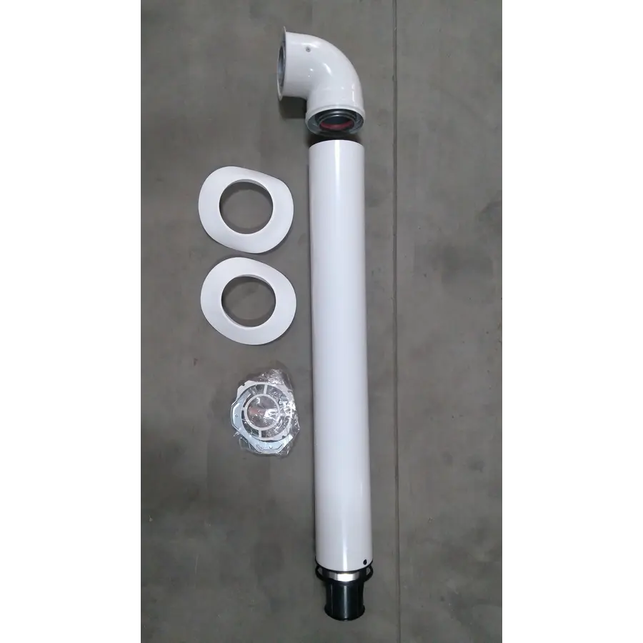 Димохід коаксіальний Coaxial Flue kit 60/100 750 мм, з коліном 71.MT7.00.36 (Alpha)