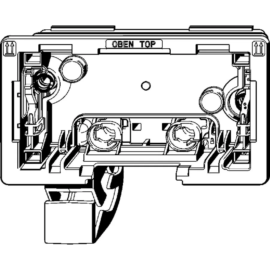 Загрузочная емкость Prevista для унитаза Viega 773366