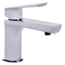 Смеситель для умывальника TOPAZ LEXI TL 21201-H57-CW cartridge D35 белый / хром или (TL 21201-H57-W)