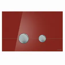 Кнопка змиву Cersanit STERO червоне скло