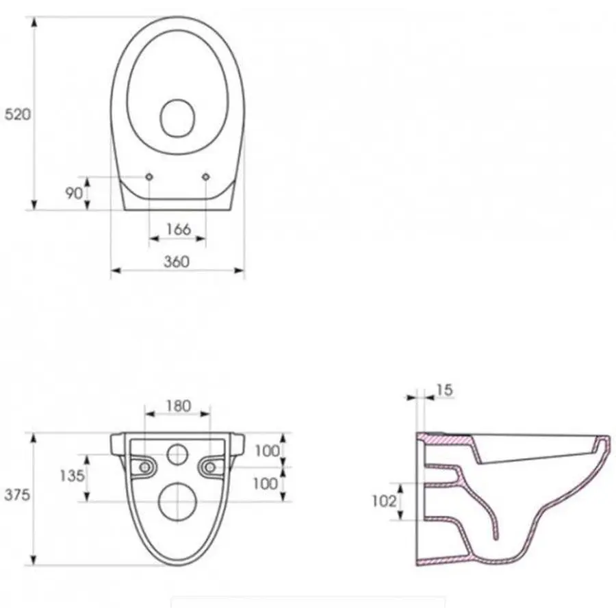 Комплект Cersanit CET Cersanit B206 ин СИС-МА AQUA 02 MECH двойной. унитаз DELFI полип. лифт кнопка PRESTO хром блеск