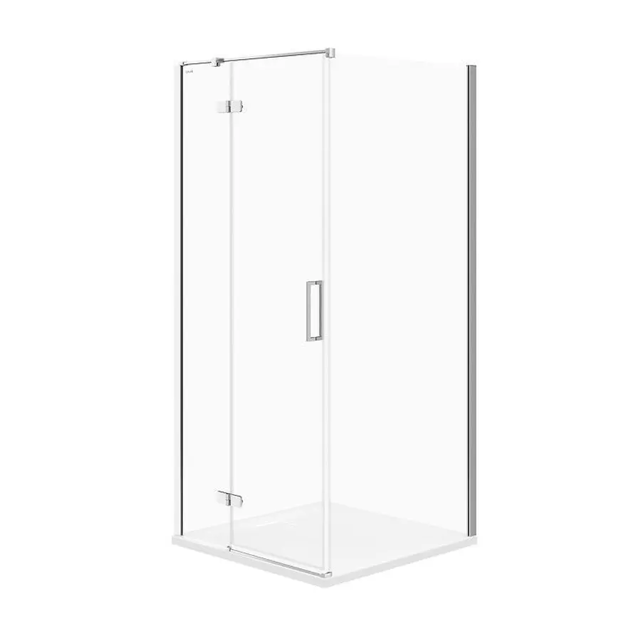 Душевая кабина угловая квадратная Cersanit JOTA 90x90x195 левосторонняя прозрачное стекло