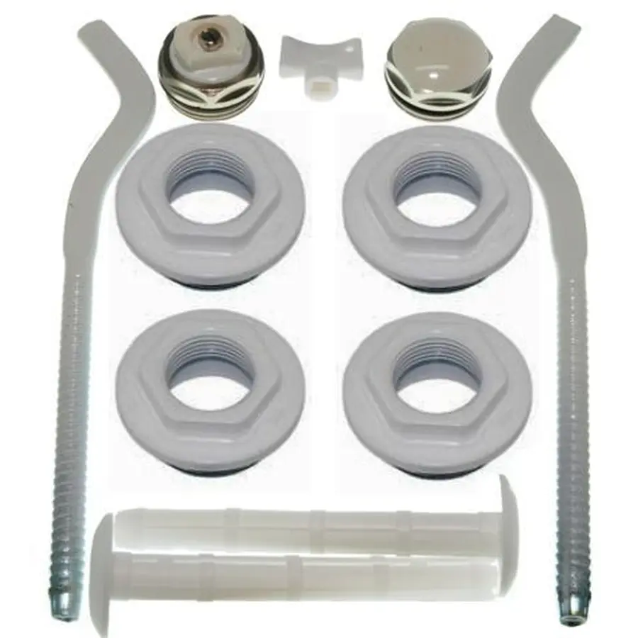 Комплект футорок секційного радіатора CRISTAL NR-2013 1/2″ з 2-кронштейнами (HT 405)