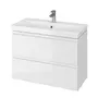 CET B06 MODUO SLIM шафка з умивальником MODUO SLIM 80 біла