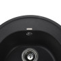 Гранітна мийка Globus Lux MARTIN чорний металік 510мм-А0001