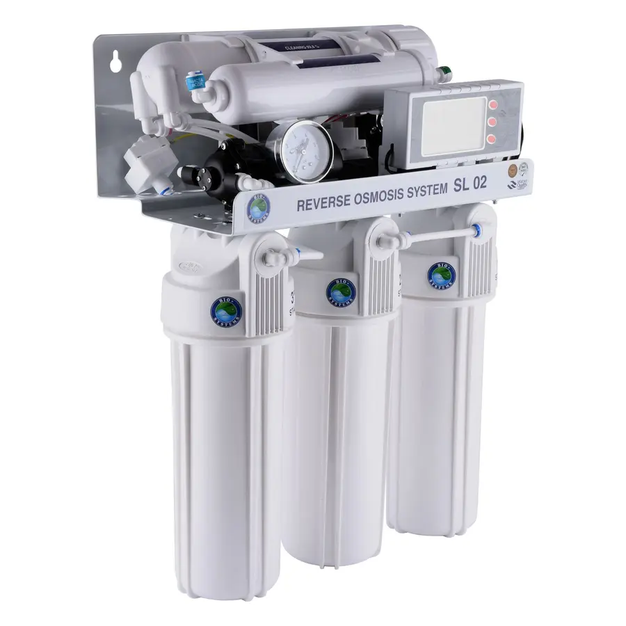 Сист.зв.осмосу Bio+ systems (мембр.Filmtec, вир. США), насос, бл. кер. RO-75-SL02 +ПЛАСТ.бак