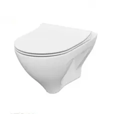 Унітаз CET Cersanit В291 MILLE CLEAN ON підвісний з кришкою дюропласт ліфт SLIM