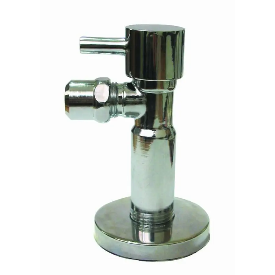 Кран напівобертовий кутовий з цангою SOLOMON 1/2″х 3/8″ Lazer 7076