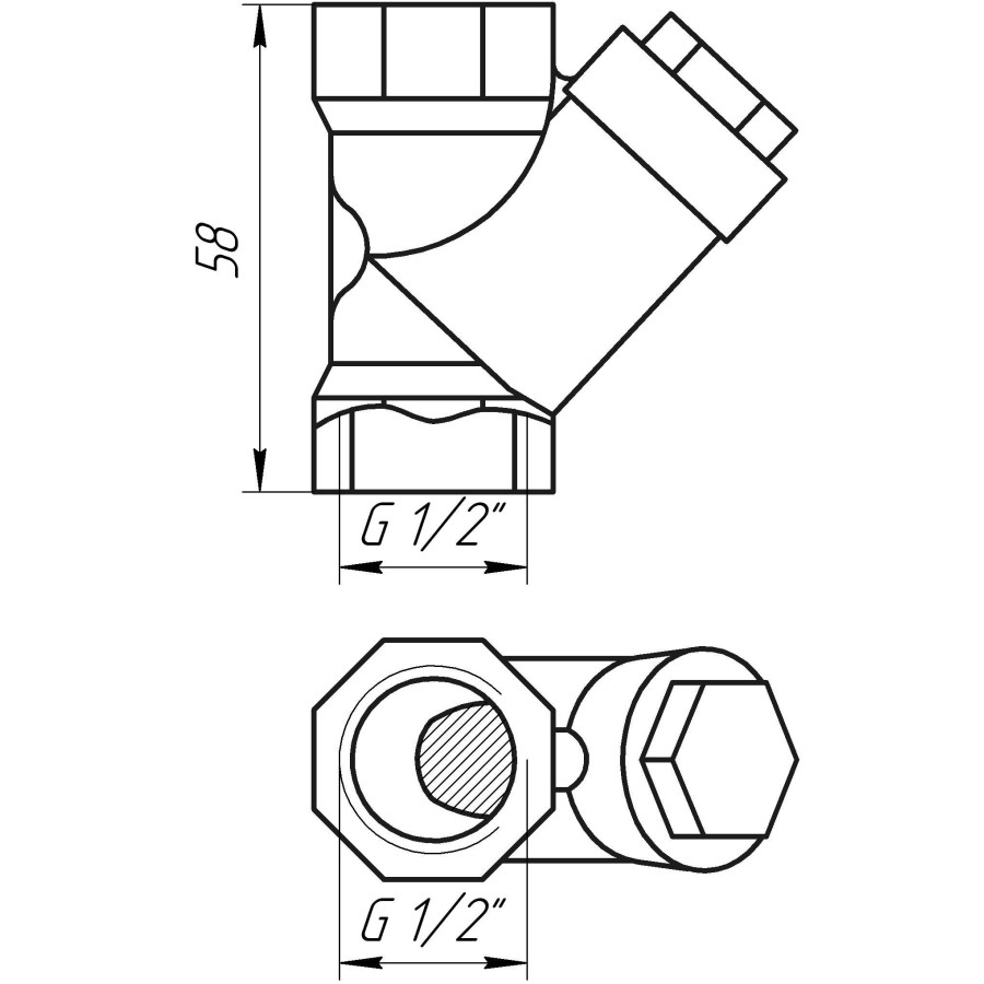 Фільтр грубого очищеня ARCO 1/2″ 01830 SPAIN