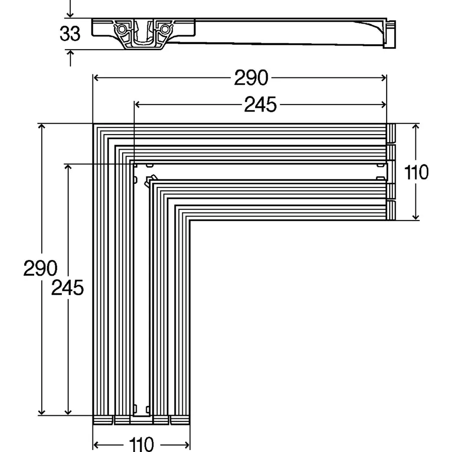 З'єднувальний елемент кут Advantix Vario VIEGA 708924