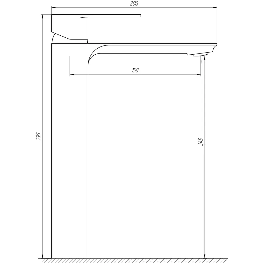 Змішувач для умивальника Globus Lux Milano GLM-201-BB