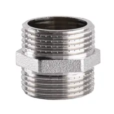 Ніпель нікельований 1″ЗР х 1″ЗР штампований А0506А(нк) VA