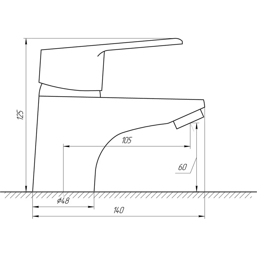 Смеситель для умывальника DOMINO BLITZ DBC-101