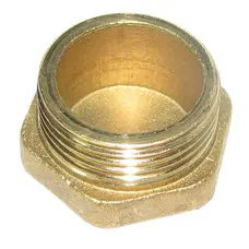 Заглушка латунна 3/4″ЗР штампована А1092А VA