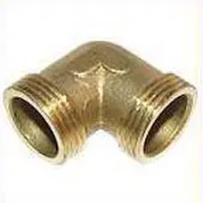 Кутник латунний 1/2″ЗР х 1/2″ЗР штампований з буртом А0113А VA