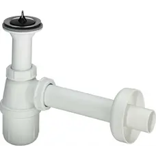 Сифон для раковини VIEGA 1 1/4″ x 1 1/2″ пластик білий бутил. з/г 309312