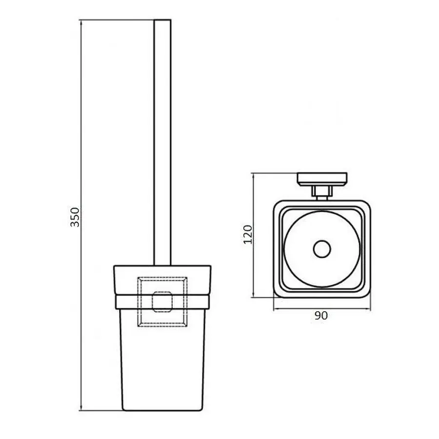 Йоржик настінний Perfect Sanitary Appliances КВ 9929A