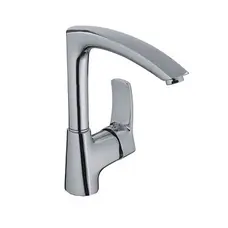 Кухонний змішувач сталевий Globus Lux QUEENSLAND GLQU-033S