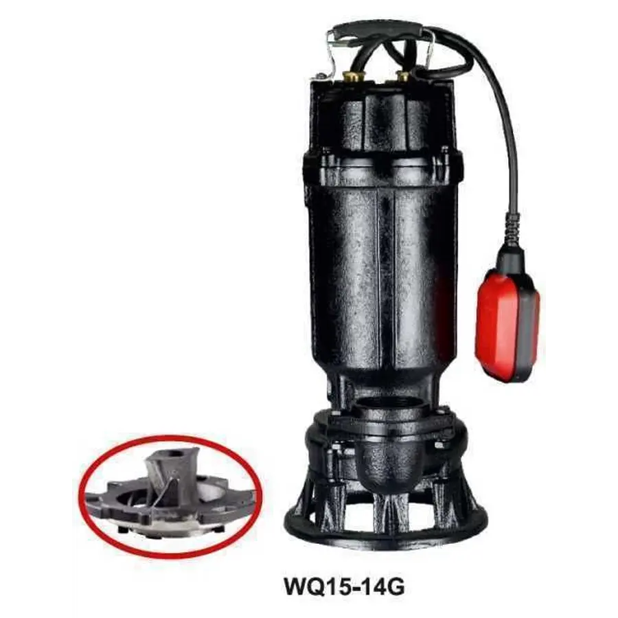 Насос фекальный с режущим механизмом VOLKS WQ15-14G 1,5кВт