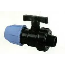 Кран кульовий ПНД Vsplast 25*3/4 '' ЗР 6003