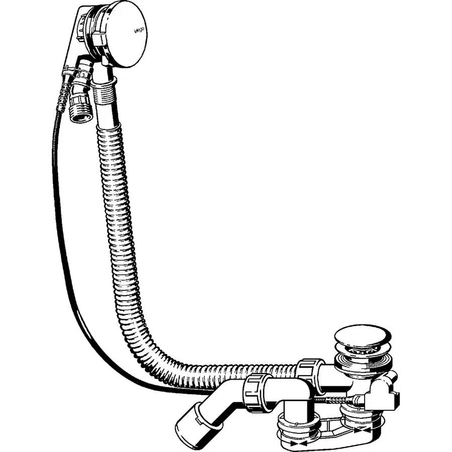 Слив-перелив Simplex Trio Visign MT5 VIEGA 728014