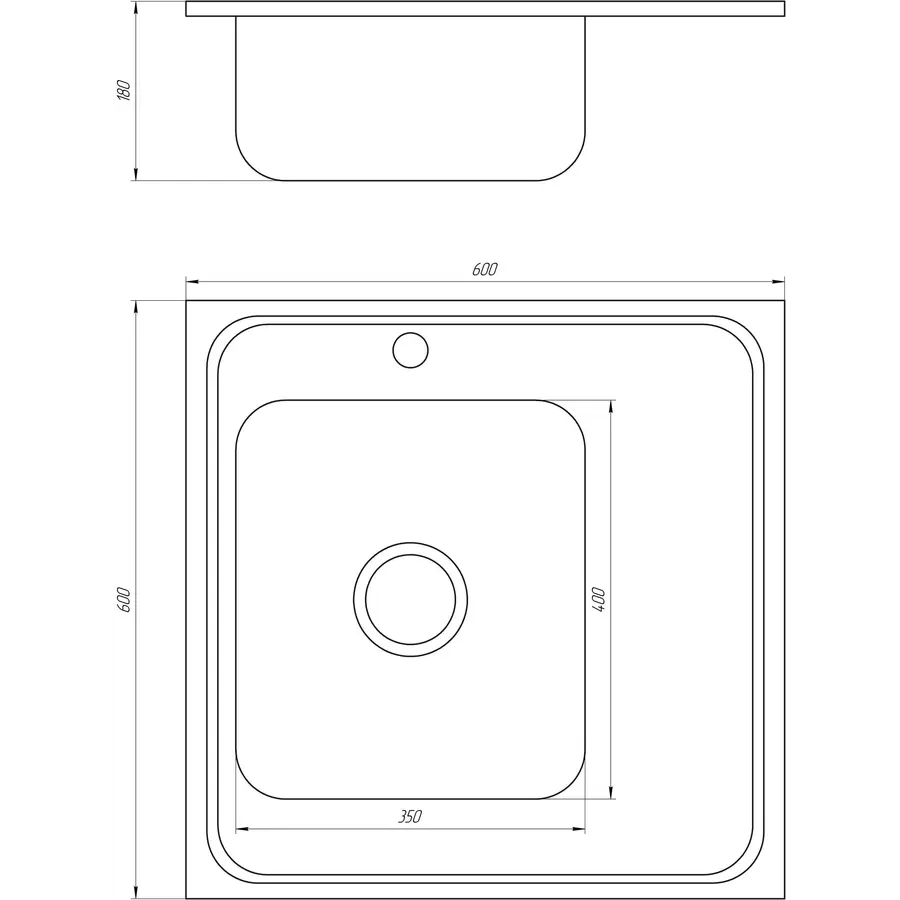 Мийка кухонна Mira MR 6060 L D Decor Left