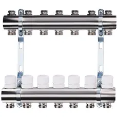 Коллектор с регуляторами и креплением ECO 001B 1 "x7