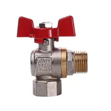 Кран кульовий Q PROFESSIONAL 1/2″ нв КБ кутовий Q154 PN40