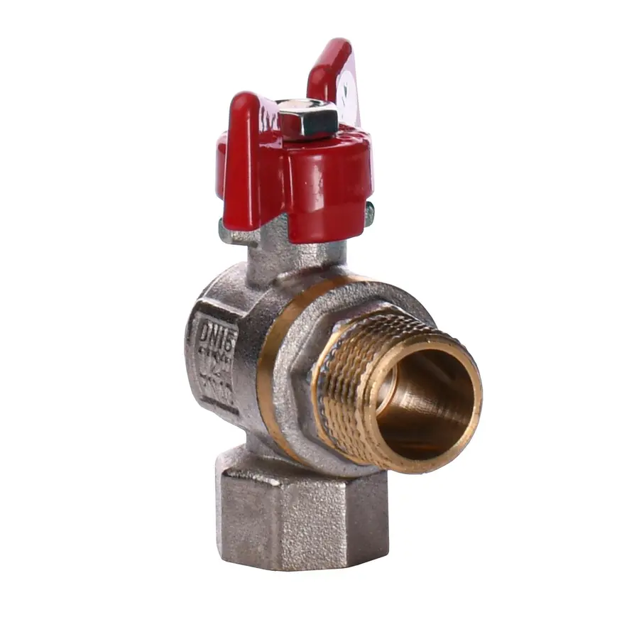 Кран кульовий Q PROFESSIONAL 1/2″ нв КБ кутовий Q154 PN40