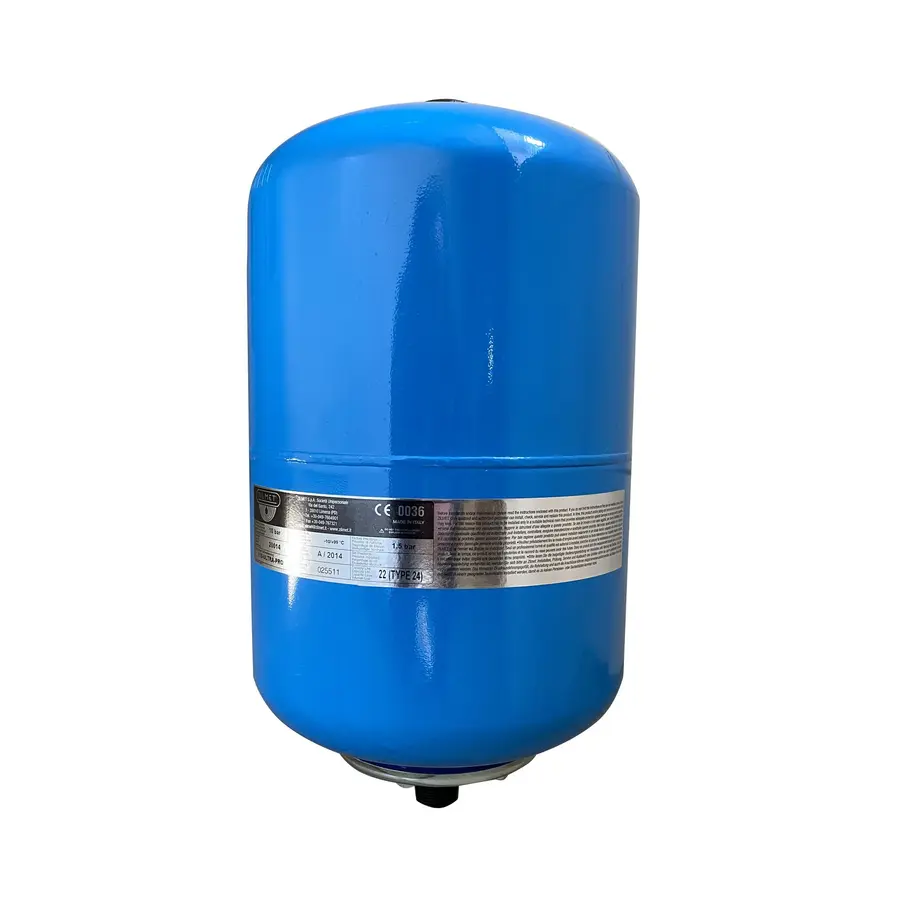 Гидроаккумулятор 24л Zilmet ultra-pro 10bar ВЕРТИКАЛЬНЫЙ, нерж. фланец, 3/4 "