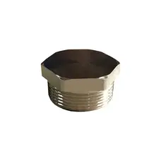 Заглушка з зовнішньою різьбою SOLOMON 1 1/2″ нікель 4001