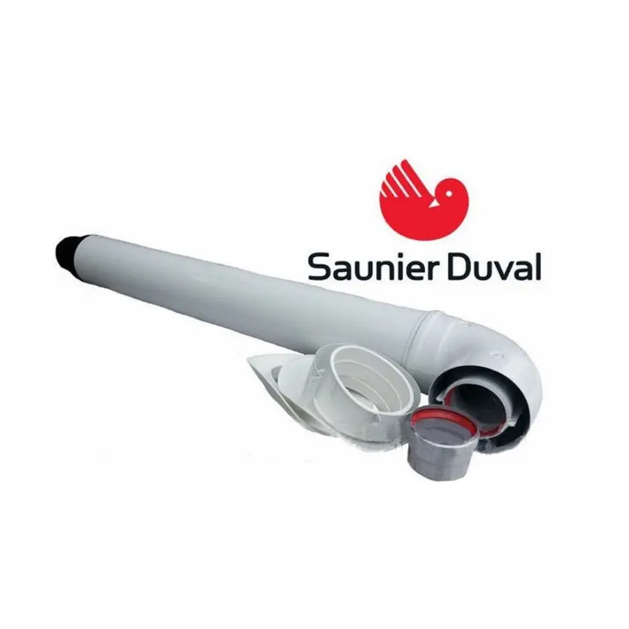 Комплект для горизонтального проходу крізь стіну 1000 мм з точкою відбору, 60/100 мм Saunier Duval