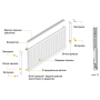 Радиатор стальной панельный KALDE 11 низ 500x800