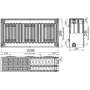 Радиатор стальной панельный KALDE 33 бок 300х2200