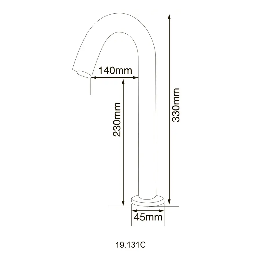 Монокран кухонный сенсорный на одну воду HOTEC 19.131C DC / AC